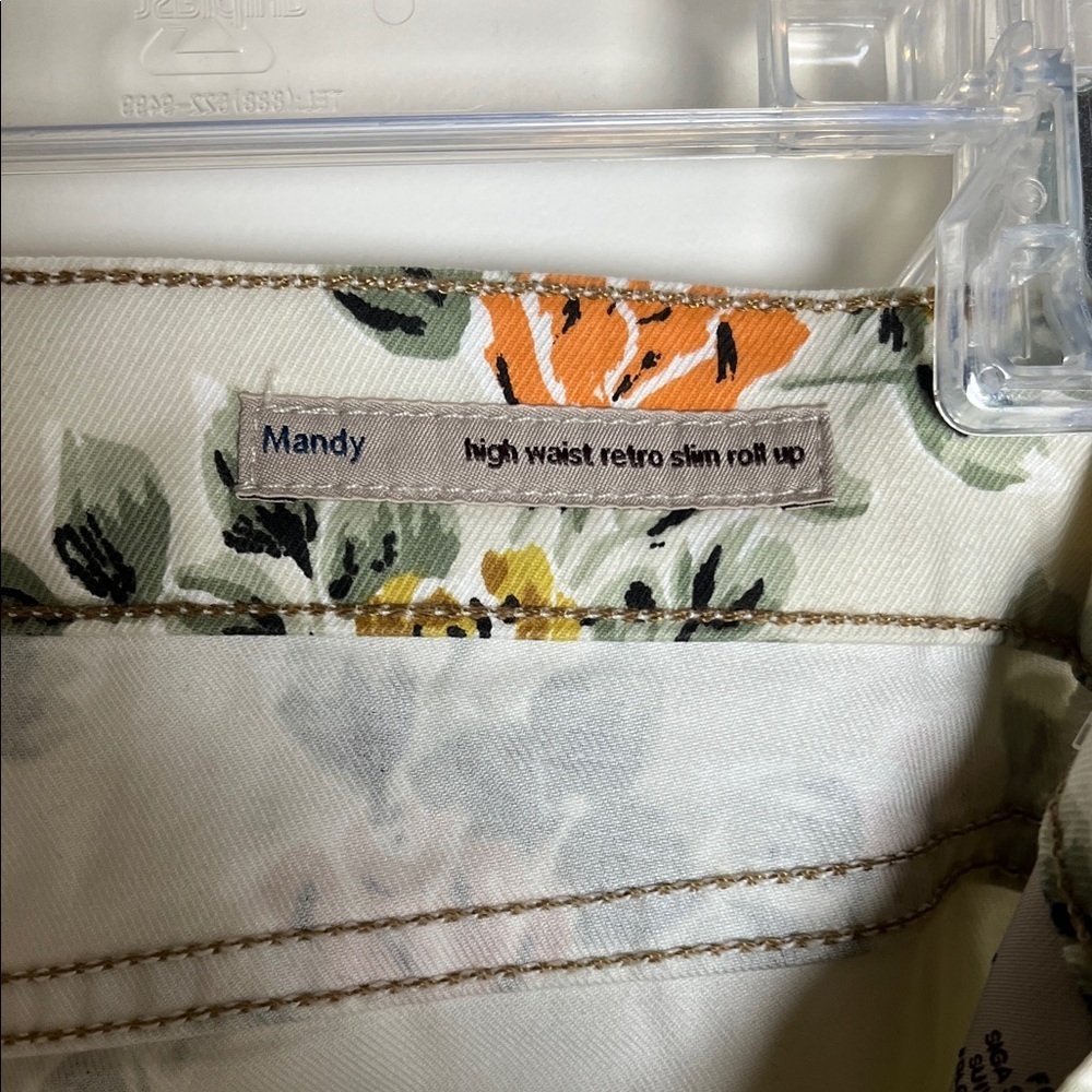Citizens of Humanity Mandy Floral Pants Size 32 - Picture 5 of 9